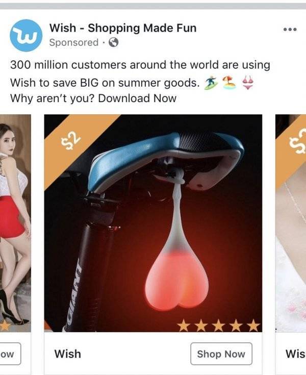 Wish.com Recommends Some Truly Twisted Stuff…