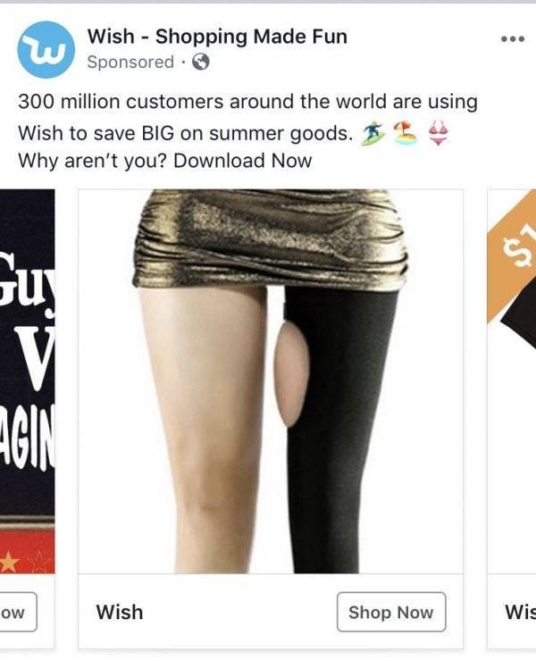 Wish.com Recommends Some Truly Twisted Stuff…