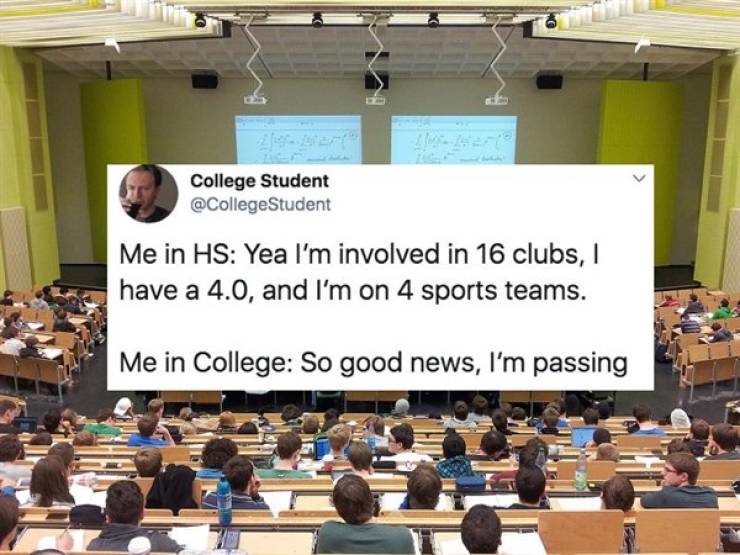 Ah, College Years…