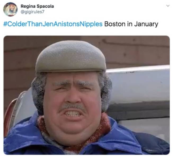 What’s Colder Than Jennifer Aniston’s Nipples?