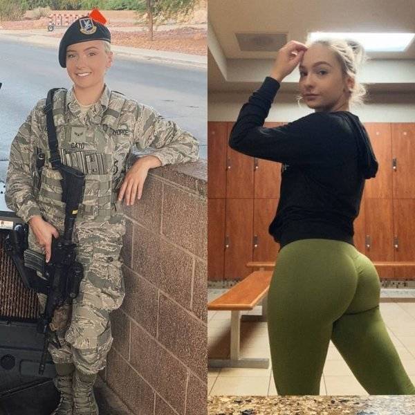 Beautiful In Uniform, Beautiful Without It!