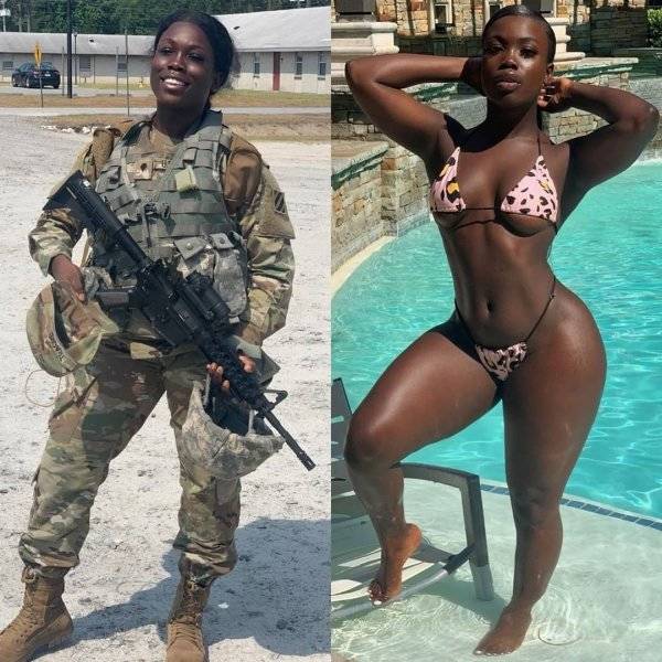 Beautiful In Uniform, Beautiful Without It!