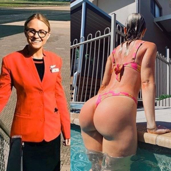 Fly Away With These Hot Flight Attendants