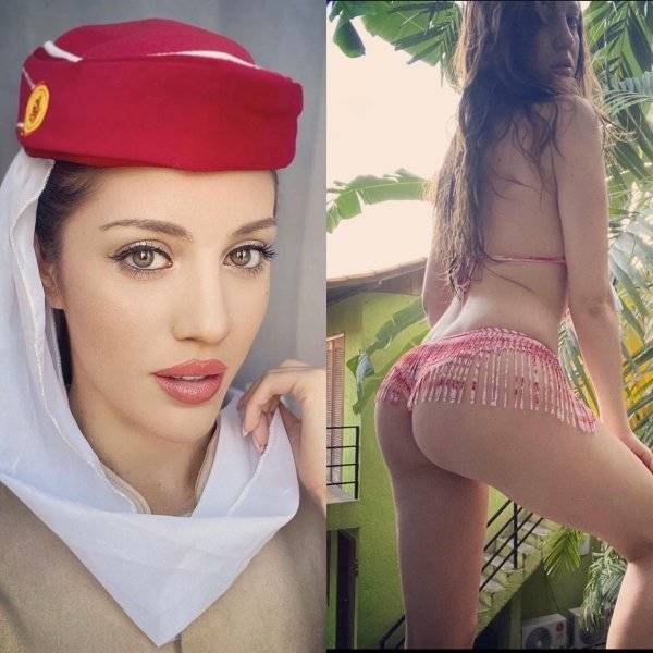 Fly Away With These Hot Flight Attendants