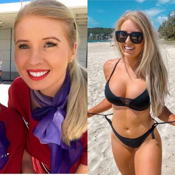 Fly Away With These Hot Flight Attendants