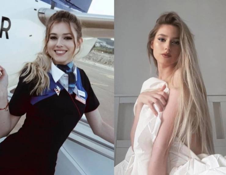 Fly Away With These Hot Flight Attendants