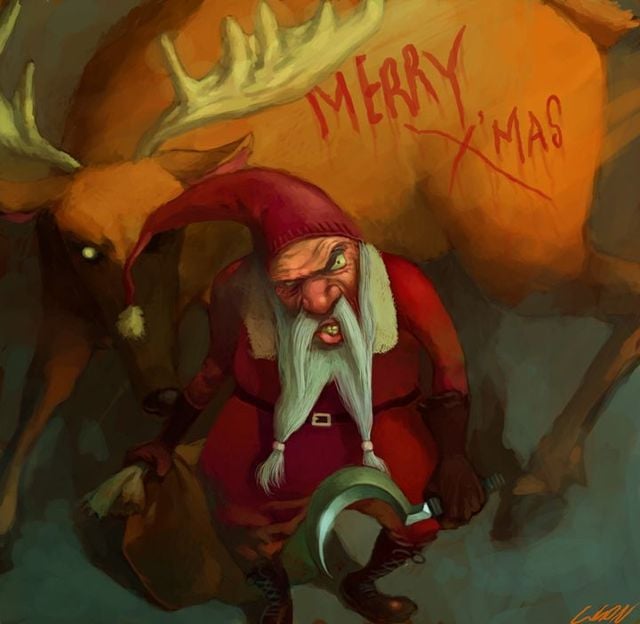 Pics with Santas (64 pics)