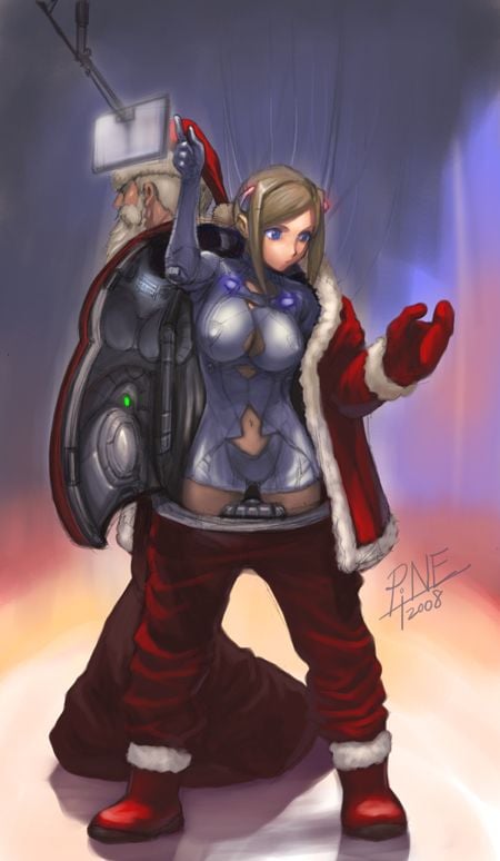 Pics with Santas (64 pics)