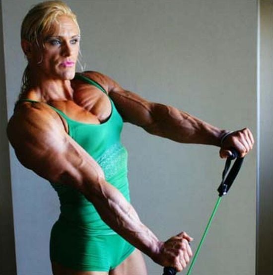 Blonde with green eyes (24 photos)