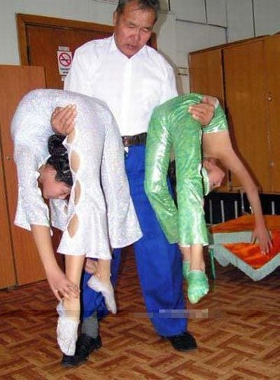 Future Chinese gymnasts (38 pics)