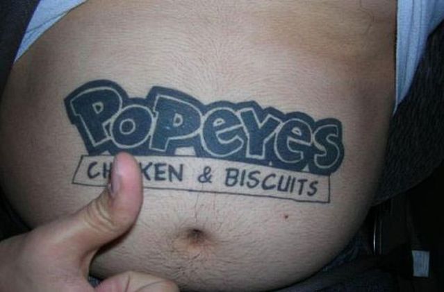 Series of the most WTF tattoos ;) (60 photos)