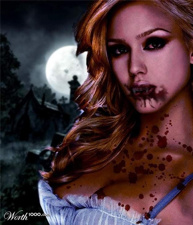 Celebrities as Vampires (41 pics)