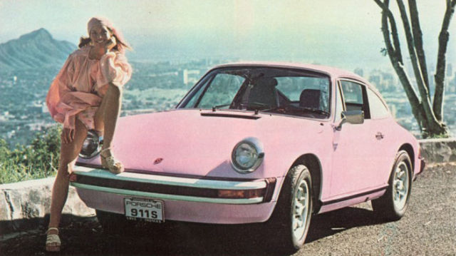 Sexy Playboy Playmates of the Year and Pink Cars (38 pics)