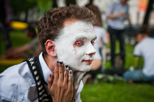 Zombie Walk in Moscow (84 pics)