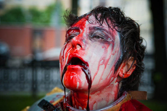 Zombie Walk in Moscow (84 pics)