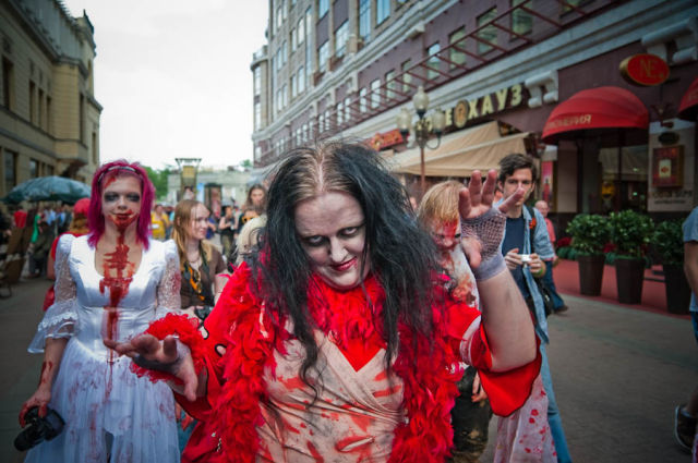 Zombie Walk in Moscow (84 pics)