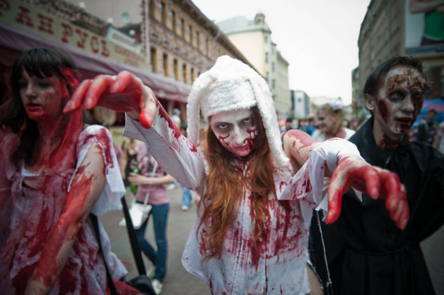 Zombie Walk in Moscow (84 pics)