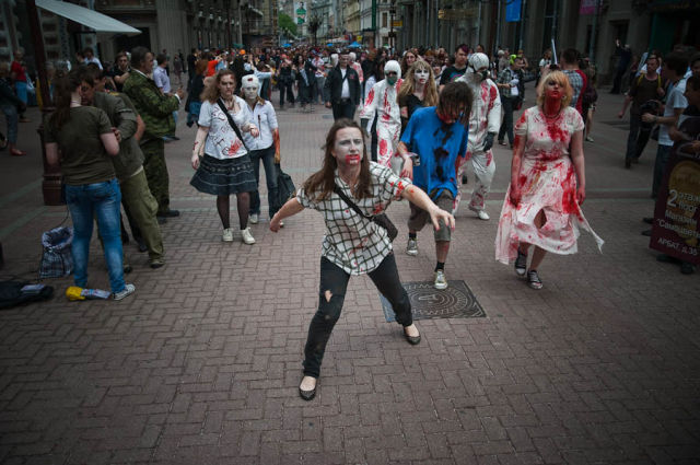 Zombie Walk in Moscow (84 pics)