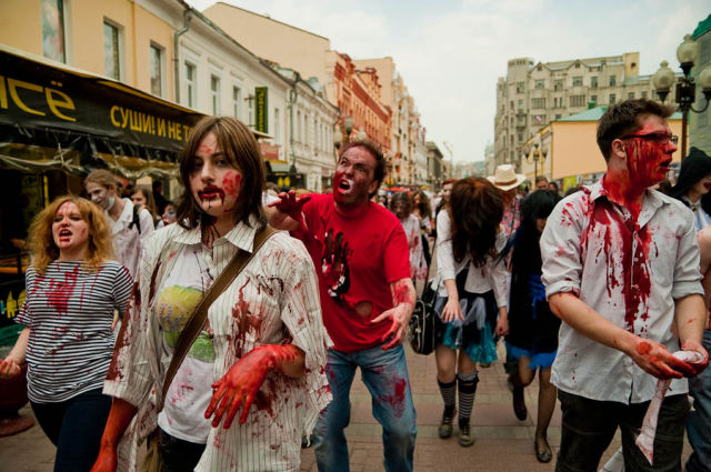 Zombie Walk in Moscow (84 pics)