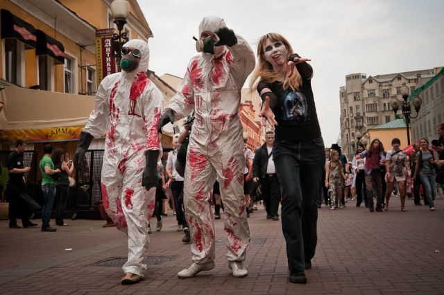 Zombie Walk in Moscow (84 pics)
