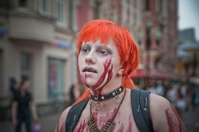 Zombie Walk in Moscow (84 pics)
