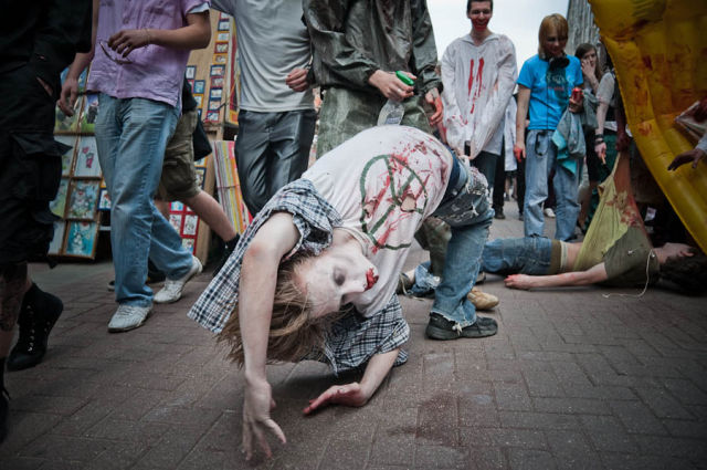 Zombie Walk in Moscow (84 pics)