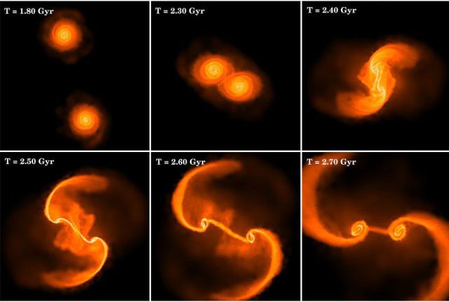 Amazing Galaxy Mergers (3 pics) Amazing Galaxy Mergers (3 pics)