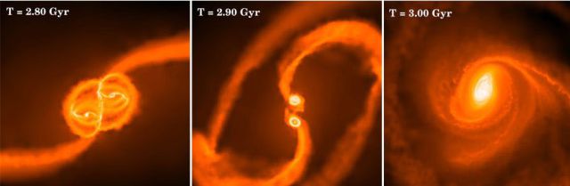 Amazing Galaxy Mergers (3 pics) Amazing Galaxy Mergers (3 pics)