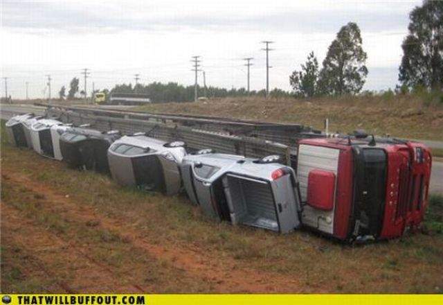 Cars in Hilarious and Weird Situations (83 pics)