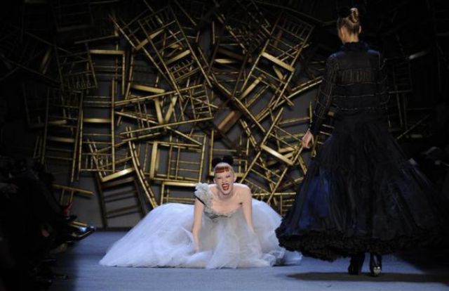 Embarrassing Shots of Models Falling