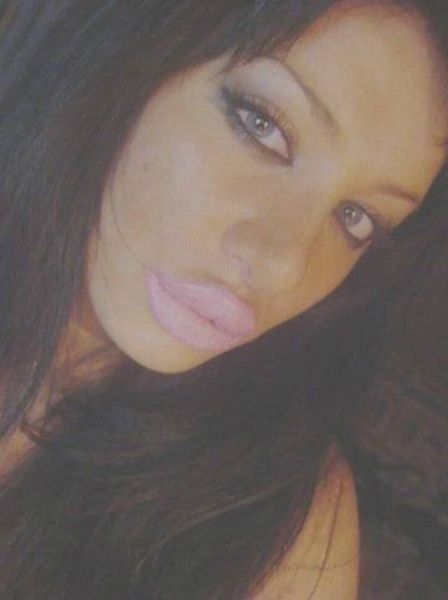 Proud Big Lip Chick Puckers Up