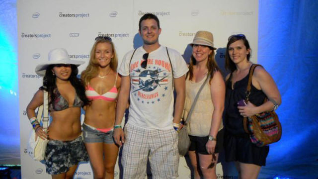 Coachella Music Festival: Half Naked Hot Young White Chicks Dancing