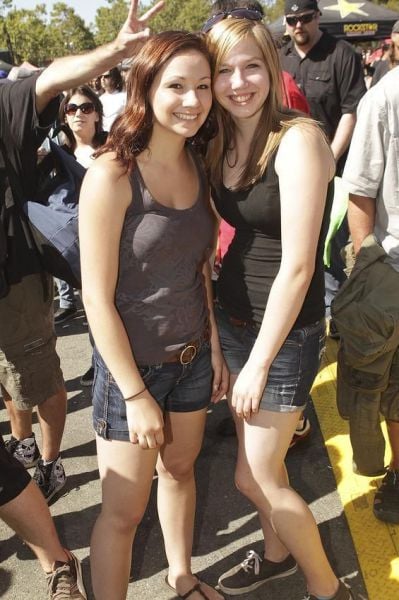 Girls from Rockstar Mayhem Festival 2011