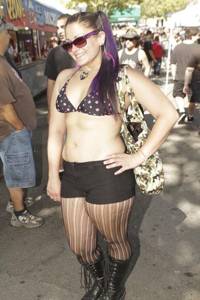 Girls from Rockstar Mayhem Festival 2011