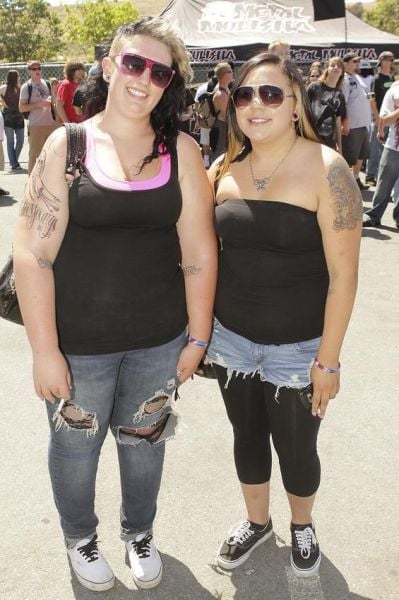 Girls from Rockstar Mayhem Festival 2011