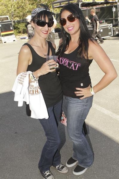 Girls from Rockstar Mayhem Festival 2011