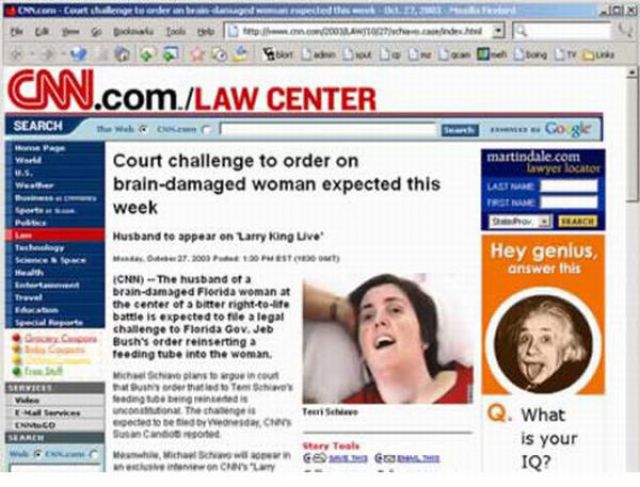 Advertisements in Bad Places