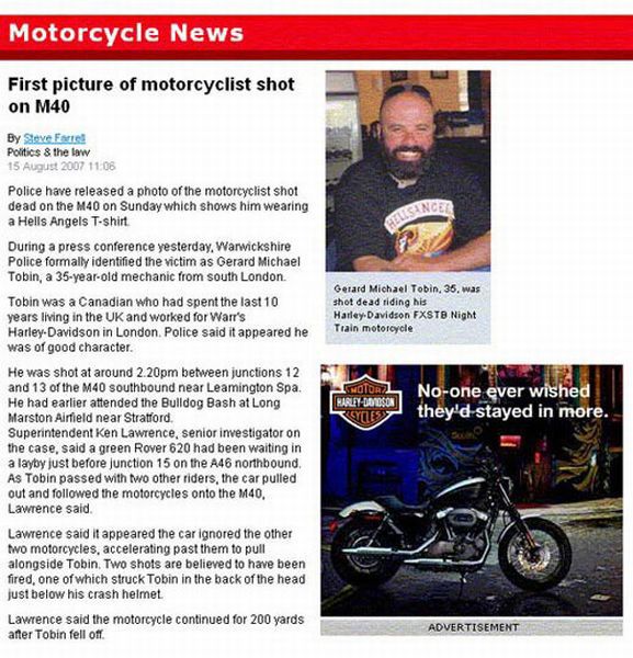 Advertisements in Bad Places