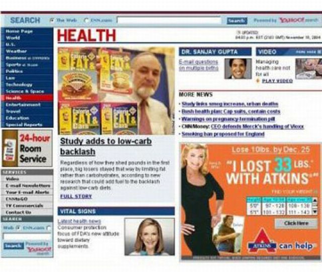 Advertisements in Bad Places