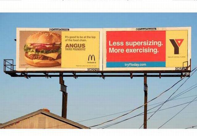 Advertisements in Bad Places