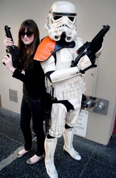 Sexy Girls Posing With Stormtroopers