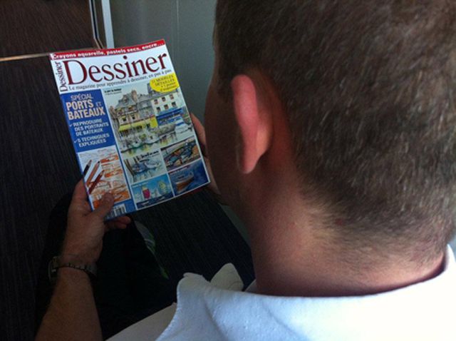 Porn Photos in a Magazine for Drawing