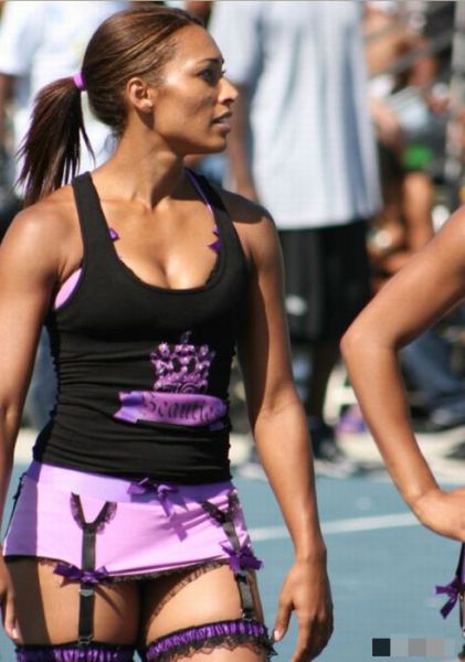 Basketball Players in Lingerie
