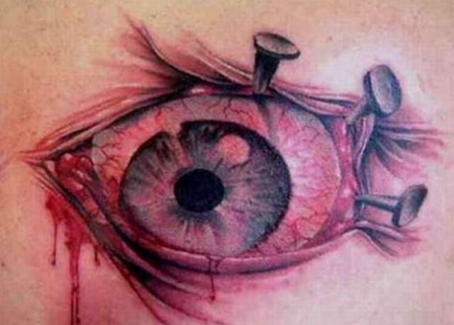 Creepy Eyeball Tattoos