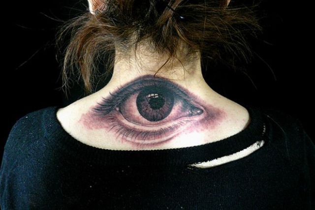 Creepy Eyeball Tattoos
