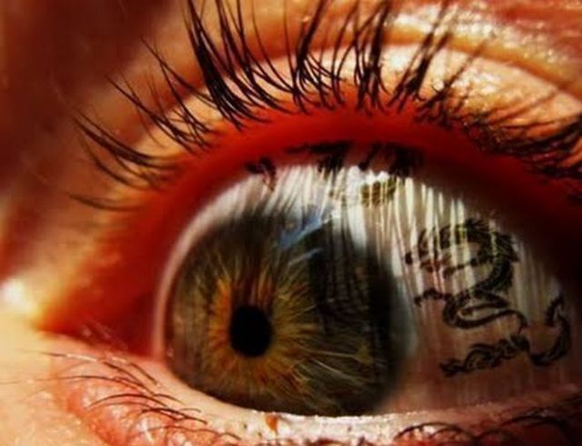 Creepy Eyeball Tattoos