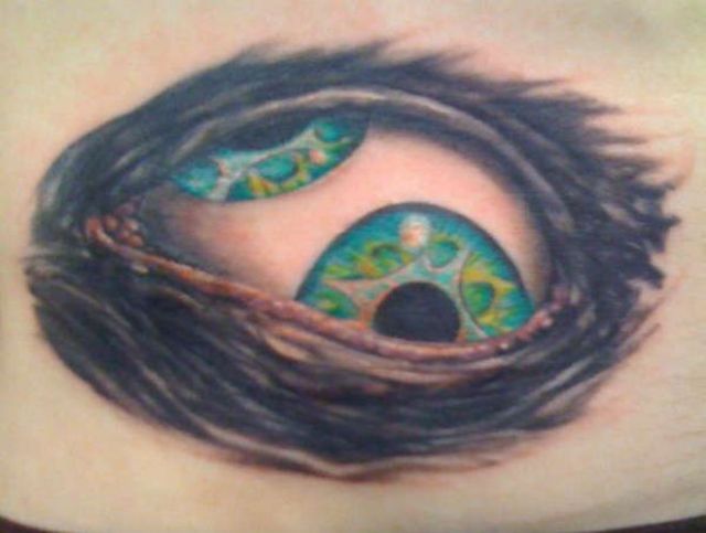 Creepy Eyeball Tattoos
