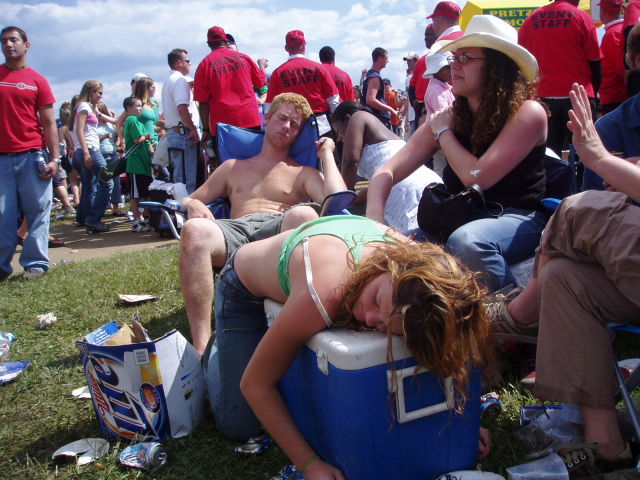 The Drunken Mayhem of the Preakness Infield