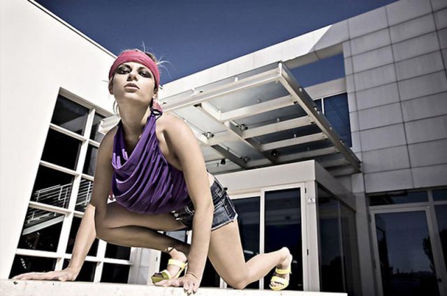 Models in Uncomfortable Poses