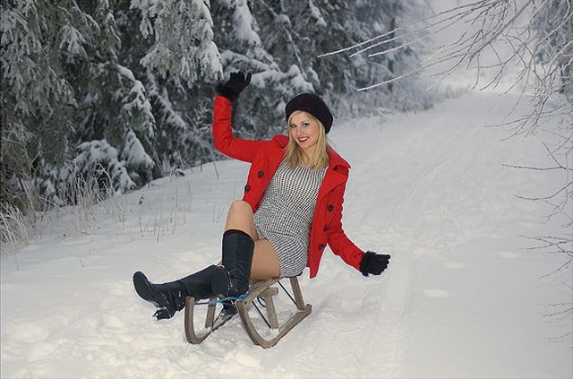 Models in Uncomfortable Poses